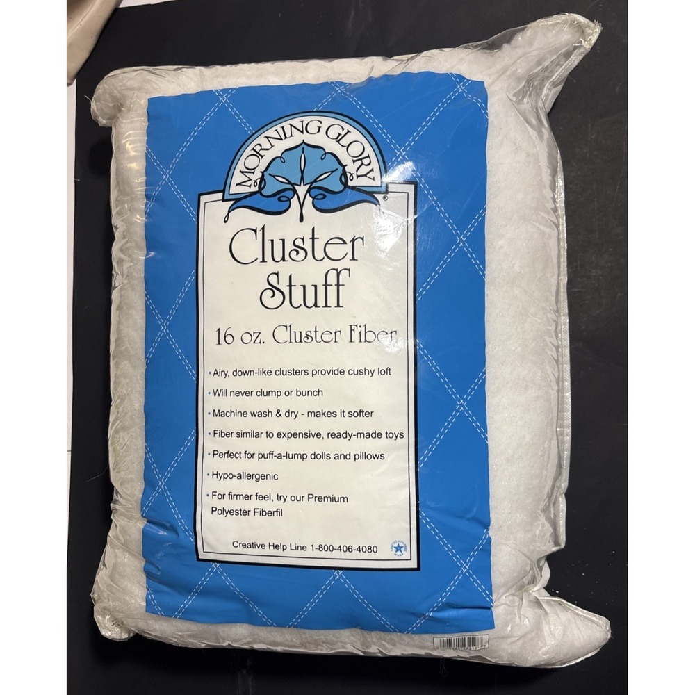 Cluster Stuffing 16 Oz Morning Glory Hypo-Allergenic Poly Fiberfill Down- Like